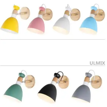 Modern solid wood iron Wall Lamps E27 bulb led lamps living room bedroom Child's wall lamp reading lamp Nordic wall lamps Z50
Modern solid wood iron Wall Lamps E27 bulb led lamps living room bedroom Child's wall lamp reading lamp Nordic wall lamps Z50