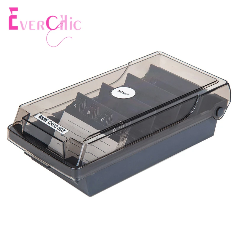 Business Card Holder Name Card Organizer for Desk, Storage Box Organizer up to 500, Fit 2.2 x 3.6 inches Cards, 4 Divider Board
Business Card Holder Name Card Organizer for Desk, Storage Box Organizer up to 500, Fit 2.2 x 3.6 inches Cards, 4 Divider Board