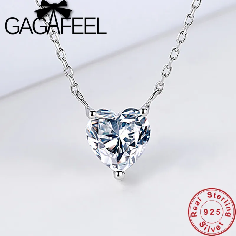 GAGAFEEL Silver Color Heart Necklace Pendant Zircon Crystal OL Style Necklace with Stone for Women Girl Lovely Jewelry Wholesale
GAGAFEEL Silver Color Heart Necklace Pendant Zircon Crystal OL Style Necklace with Stone for Women Girl Lovely Jewelry Wholesale