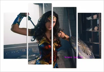 Wonder Woman Movie 4 Pieces Canvas Painting Print Living Room Home Decor Modern Wall Art Oil Painting
Wonder Woman Movie 4 Pieces Canvas Painting Print Living Room Home Decor Modern Wall Art Oil Painting