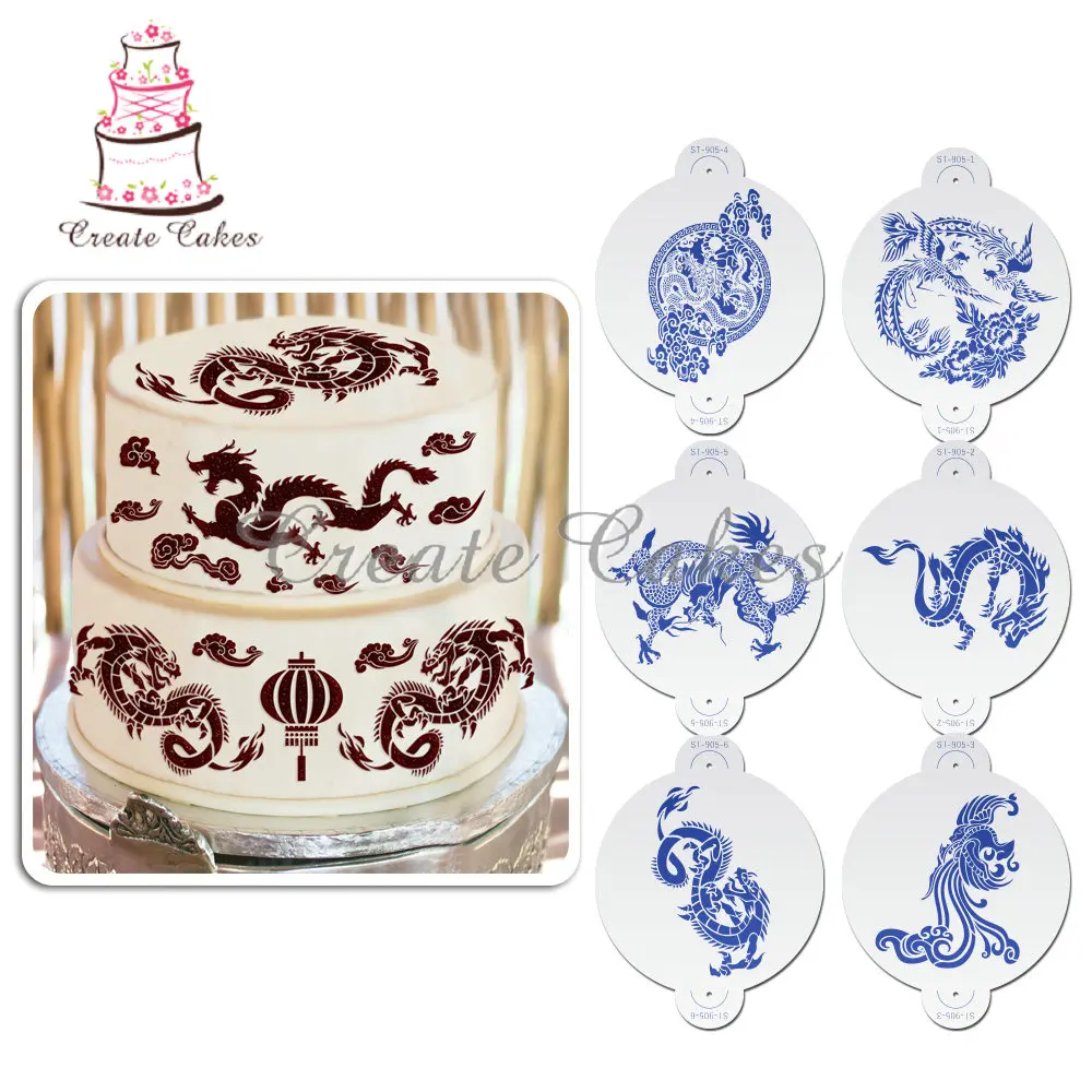 6 Pcs China Style Cake Stencil Set Fondant Cookie & Candy Stencil Cake Decorating Tools Stencil Set ST-905
6 Pcs China Style Cake Stencil Set Fondant Cookie & Candy Stencil Cake Decorating Tools Stencil Set ST-905
