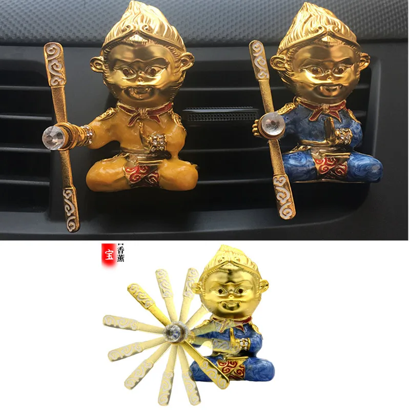 Monkey king Car Air Freshener Auto Outlet Vent Solid Car Perfume Fragrance Car Styling Clip Diffuser Ornaments Accessories Gift 
Monkey king Car Air Freshener Auto Outlet Vent Solid Car Perfume Fragrance Car Styling Clip Diffuser Ornaments Accessories Gift