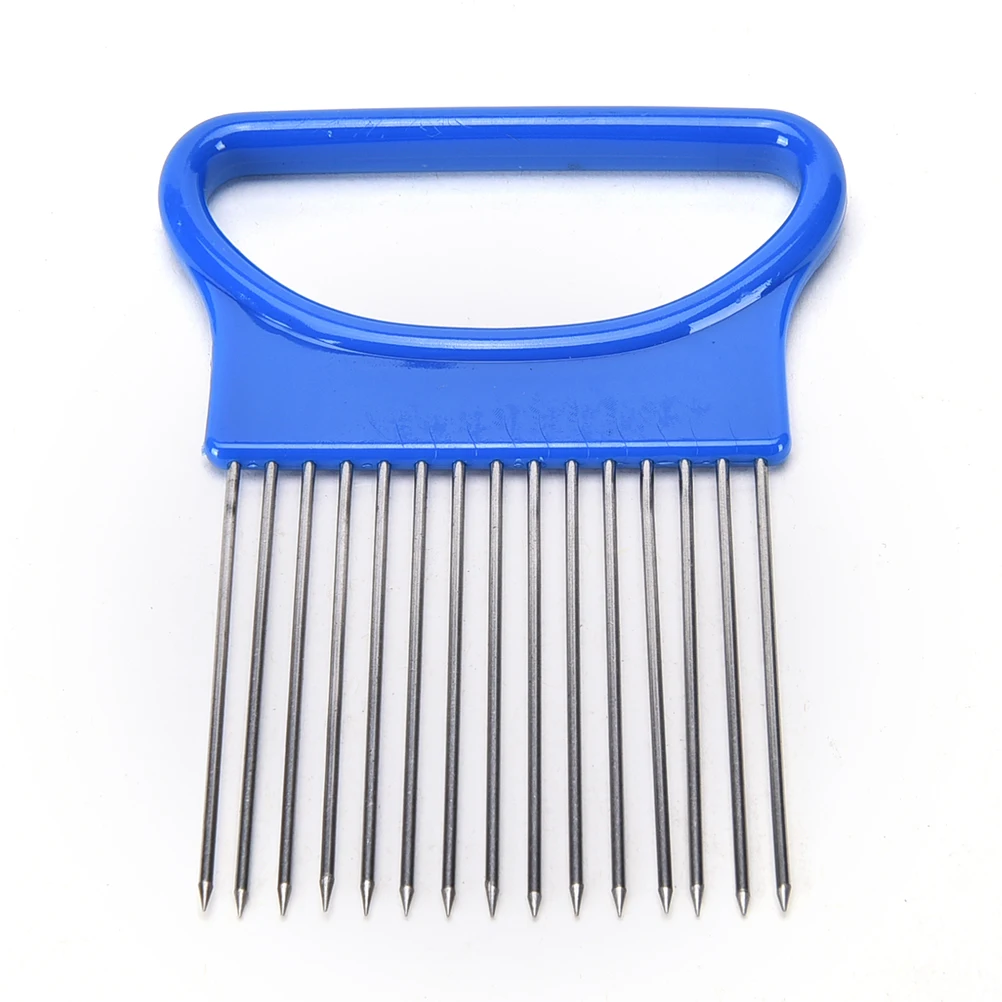 1 pcs Easy Cut Onion Holder Fork Stainless Steel +Plastic Vegetable Slicer Tomato Cutter Metal Meat Needle Gadgets Meat Frok
1 pcs Easy Cut Onion Holder Fork Stainless Steel +Plastic Vegetable Slicer Tomato Cutter Metal Meat Needle Gadgets Meat Frok