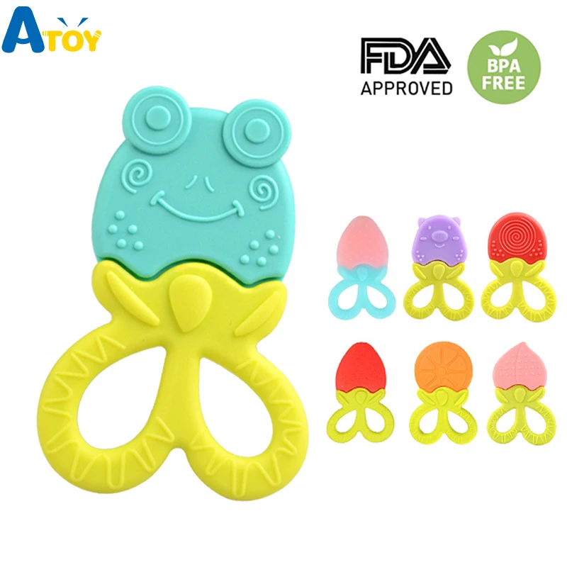 Baby Teethers Fruit Shape Silicone Teether Newborn Baby Teething Toys Straberry Apple Chewing Beads Teethers Infant Dental Care
Baby Teethers Fruit Shape Silicone Teether Newborn Baby Teething Toys Straberry Apple Chewing Beads Teethers Infant Dental Care