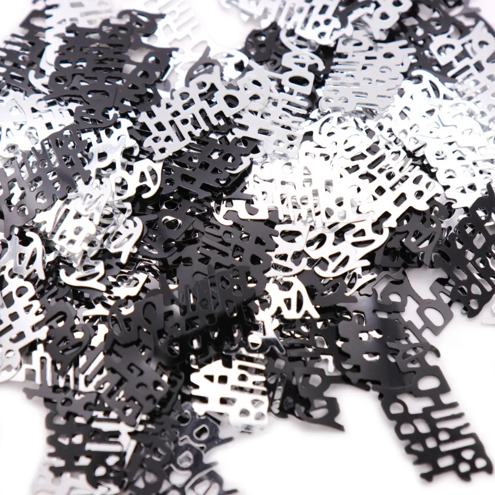 15g black Digitals Confetti Happy Birthday Party Numbers Figures Sprinkle Metallic Table Scatters Wedding Party Decoration
15g black Digitals Confetti Happy Birthday Party Numbers Figures Sprinkle Metallic Table Scatters Wedding Party Decoration