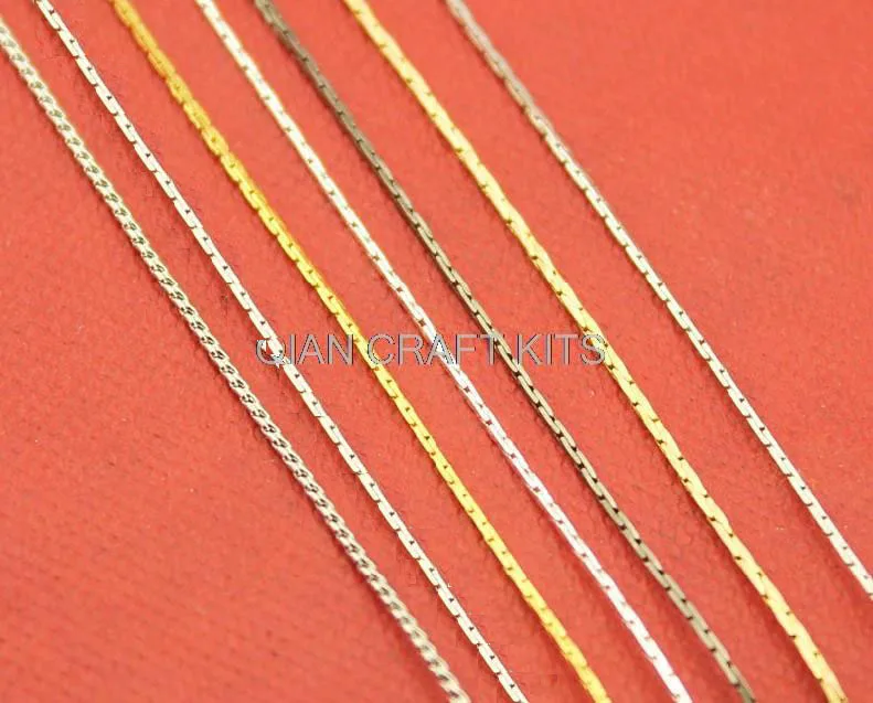 set of 15 meters 0.8mm chain silver,rhodium shiny gold plated copper brass beading stringing chain, jewelry making mixed colors
set of 15 meters 0.8mm chain silver,rhodium shiny gold plated copper brass beading stringing chain, jewelry making mixed colors