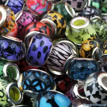 50Pcs/Lot Mix Color DIY Round Loose Resin Plastic Beads Charms Big Hole Available for Pandora European Jewelry Bracelet Bangle
50Pcs/Lot Mix Color DIY Round Loose Resin Plastic Beads Charms Big Hole Available for Pandora European Jewelry Bracelet Bangle
