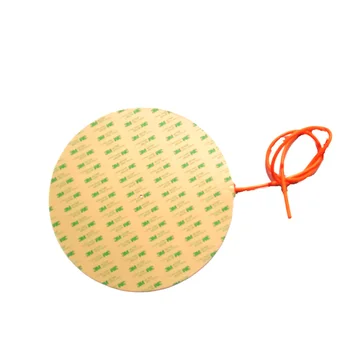 120v 280w Diameter 300*1.5mm Round heat bed for 3d printer adhesive 1 side 4mm hole center 1000mm silicone lead wire
120v 280w Diameter 300*1.5mm Round heat bed for 3d printer adhesive 1 side 4mm hole center 1000mm silicone lead wire
