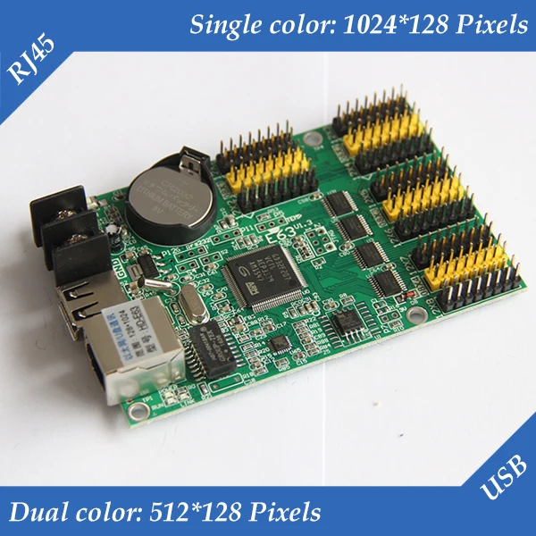 HD-E63(HD-E41) Single and Duel color/Seven-color LED Display Controller USB+Ethernet Communication
HD-E63(HD-E41) Single and Duel color/Seven-color LED Display Controller USB+Ethernet Communication