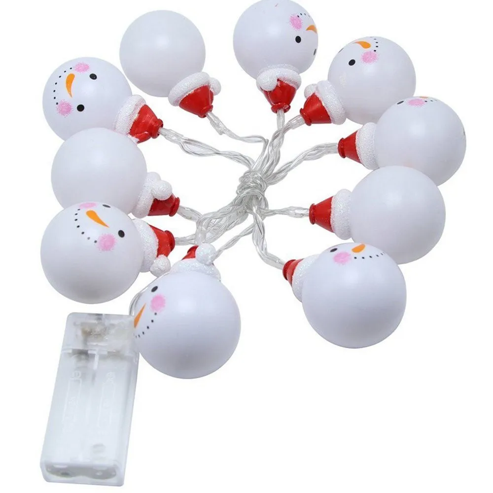 1-4m Chritmas LED String light Santa Claus Xmas Tree Stocking Shape Fairy Lights New Year Party Holiday Decoration String Lamp (86)