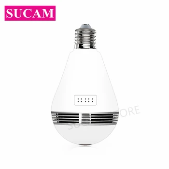 SUCAM Home Security Mini IP Camera Wifi 2MP 3MP Panoramic Bulb Light 360 Degree 10M Night Vision Wi-fi Surveillance Cameras
SUCAM Home Security Mini IP Camera Wifi 2MP 3MP Panoramic Bulb Light 360 Degree 10M Night Vision Wi-fi Surveillance Cameras