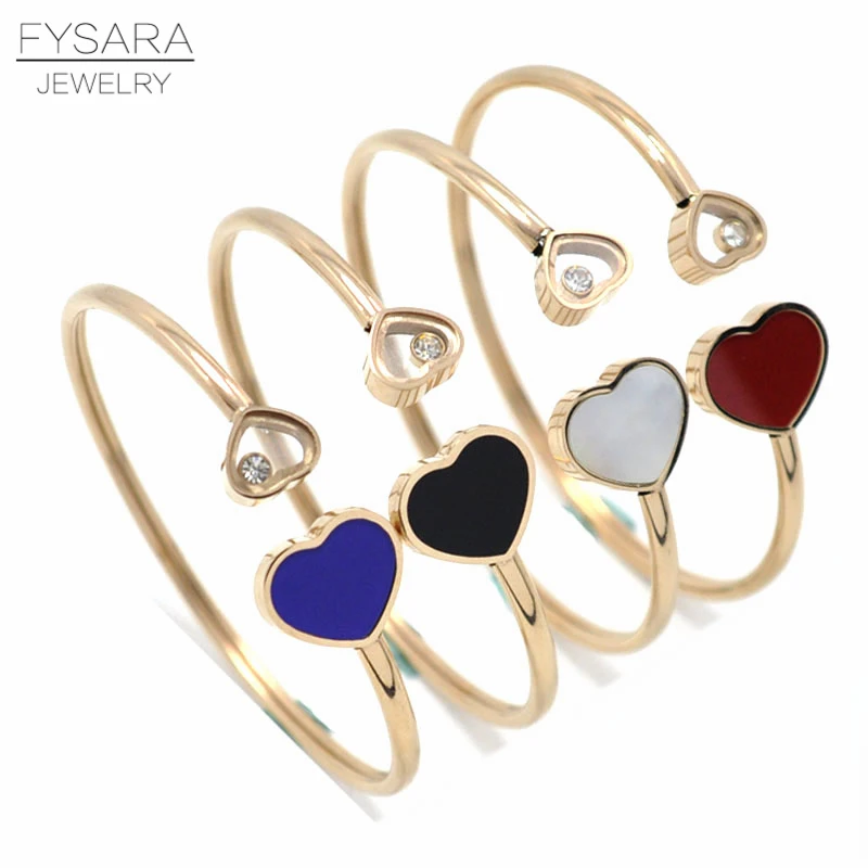 FYSARA Austrian Crystal Bangle & Bracelet for Women Jewelry Luxury Brand Shell Heart Bangles Rose Gold Color Charm Pulseiras
FYSARA Austrian Crystal Bangle & Bracelet for Women Jewelry Luxury Brand Shell Heart Bangles Rose Gold Color Charm Pulseiras