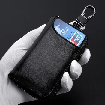 Kweco Vader Brand Key Wallet Men's Bussiness Cardholder Cowhide Keys Holder Credit Card Holder Travel Leather Keychains Laveros
Kweco Vader Brand Key Wallet Men's Bussiness Cardholder Cowhide Keys Holder Credit Card Holder Travel Leather Keychains Laveros