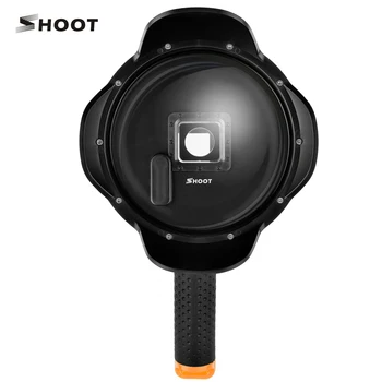 6 inch Waterproof Dome Port with Lens Hood Float Bobber Waterproof Shell for GoPro Hero 3+/4
6 inch Waterproof Dome Port with Lens Hood Float Bobber Waterproof Shell for GoPro Hero 3+/4
