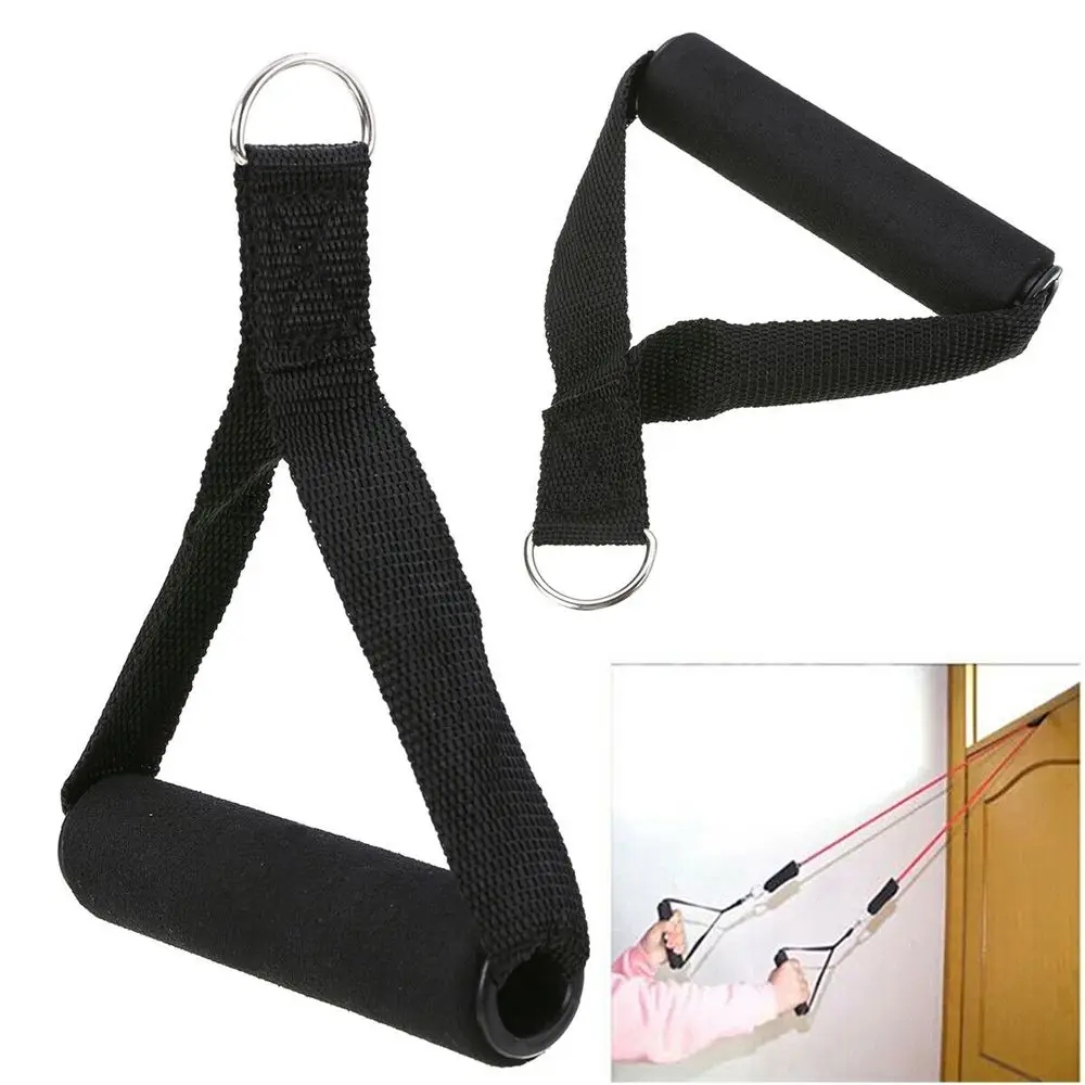 1Pcs Black Single Stirrup Handle Foam Grip With D Ring Cable Attachment Fitness Gym Training Elastic Practical Fitness equipment
1Pcs Black Single Stirrup Handle Foam Grip With D Ring Cable Attachment Fitness Gym Training Elastic Practical Fitness equipment