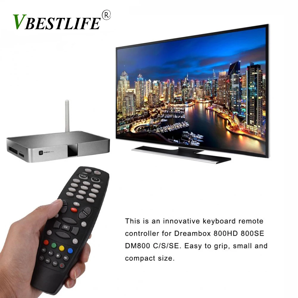 Set-Top Box Remote Control for Dreambox DM800 800HD 800SE DM800 C/S/SE Series Smart TV box Remote Control
Set-Top Box Remote Control for Dreambox DM800 800HD 800SE DM800 C/S/SE Series Smart TV box Remote Control