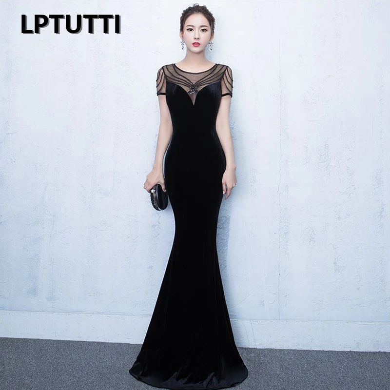LPTUTTI Beading VELOUR Sequined New For Women Elegant Date Ceremony Party Prom Gown Formal Gala Luxury Long Evening Dresses 05
LPTUTTI Beading VELOUR Sequined New For Women Elegant Date Ceremony Party Prom Gown Formal Gala Luxury Long Evening Dresses 05