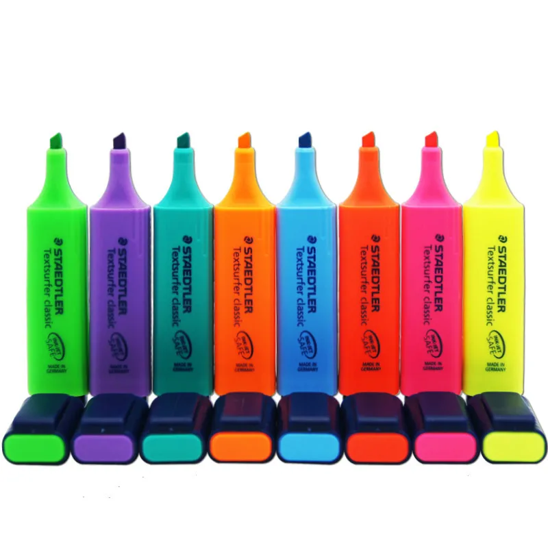 New arrival Authentic STAEDTLER 364# classic learning office notes pen fluorescent marker pen highlighters 8 colors/lot
New arrival Authentic STAEDTLER 364# classic learning office notes pen fluorescent marker pen highlighters 8 colors/lot