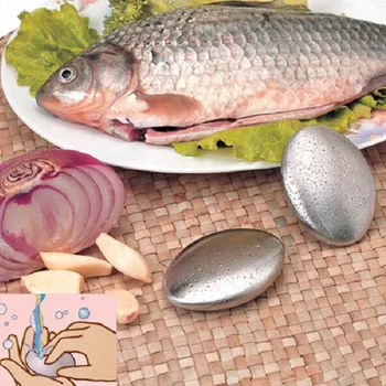 1Pcs Stainless Steel Kitchen Soap Oval Shape Deodorize Hand soap Magic Eliminating Odor Kitchen Bar 
1Pcs Stainless Steel Kitchen Soap Oval Shape Deodorize Hand soap Magic Eliminating Odor Kitchen Bar