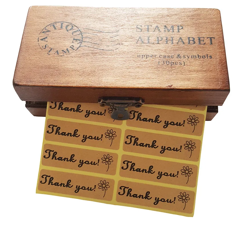 100pcs/lot Self Adhesive Vintage Stickers Flower Thank You Seal Kraft Label Sticker Cake Baking Sealing Sticker
100pcs/lot Self Adhesive Vintage Stickers Flower Thank You Seal Kraft Label Sticker Cake Baking Sealing Sticker