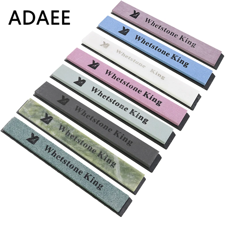 ADAEE 8 Pcs Whetstone Professional Sharpening Stones 60 240 320 400 800 3000 8000 6000 For Fixed Angle Sharpener Sharpening H3
ADAEE 8 Pcs Whetstone Professional Sharpening Stones 60 240 320 400 800 3000 8000 6000 For Fixed Angle Sharpener Sharpening H3