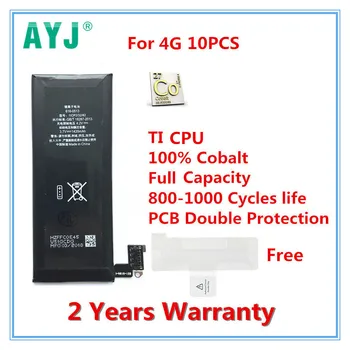 10pcs/lot AYJ 100% Lithium Cobaltate Battery for iPhone 4 4G 1420mAh Batarya batteries Replacement Li-ion Batteries Repair Parts
10pcs/lot AYJ 100% Lithium Cobaltate Battery for iPhone 4 4G 1420mAh Batarya batteries Replacement Li-ion Batteries Repair Parts