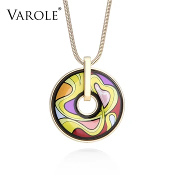 VAROLE 2018 New Classic Painted Jewelry Choker Bohemia Style Necklace for Women Collares Bijoux Femme Snake Chain Pendants
VAROLE 2018 New Classic Painted Jewelry Choker Bohemia Style Necklace for Women Collares Bijoux Femme Snake Chain Pendants