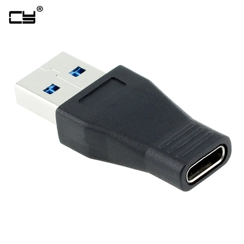 Фото Male To Type C 3.1 Female Adapter Fast Data Sync Charger USB Type-c Converter For VR Mac Oneplus Huawei Xiaomi | - купить