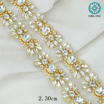 (1 yard) Silver crystal rhinestone Applique gold bridal beaded trim iron on for wedding dresses WDD0900
(1 yard) Silver crystal rhinestone Applique gold bridal beaded trim iron on for wedding dresses WDD0900