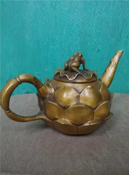 TOP collection # Home OFFICE Decor art -old Vintage MONEY DRAWING lotus flower bronze sculpture art wine tea pot
TOP collection # Home OFFICE Decor art -old Vintage MONEY DRAWING lotus flower bronze sculpture art wine tea pot