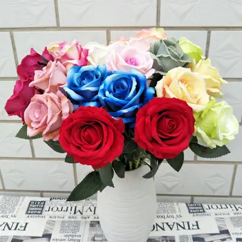 10PCS Artificial Simulation Flowers Flannel Rose Bouquet Wedding Festival Home Garden Decoration Fake Flower Holding Flower
10PCS Artificial Simulation Flowers Flannel Rose Bouquet Wedding Festival Home Garden Decoration Fake Flower Holding Flower