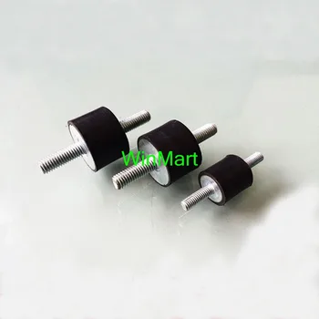 2pcs M12*37 60*40mm Double end Thread Rubber damper crash pad