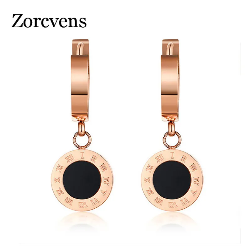 LETAPI Pink Gold Tone Earrings for Women Funky Stainless Steel Roman Numerals Dangle Earrings boucle d'oreille
LETAPI Pink Gold Tone Earrings for Women Funky Stainless Steel Roman Numerals Dangle Earrings boucle d'oreille