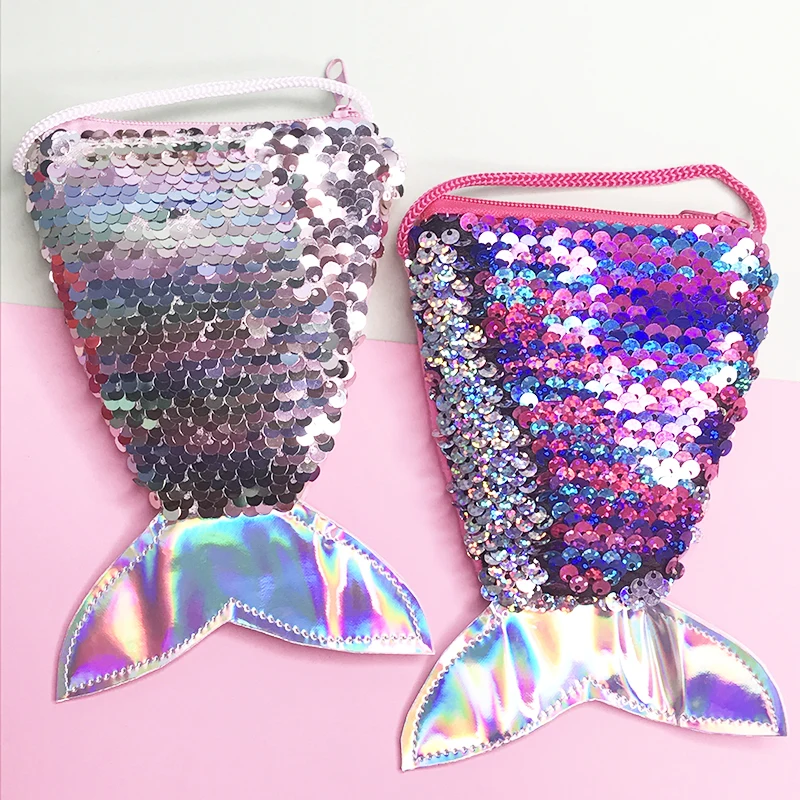 Kids Mermaid Tail Coin Bag Sequin Wallet Bags Girl Crossbody Bag Keys Card Holder Pouch Mini Zipper Purse
Kids Mermaid Tail Coin Bag Sequin Wallet Bags Girl Crossbody Bag Keys Card Holder Pouch Mini Zipper Purse