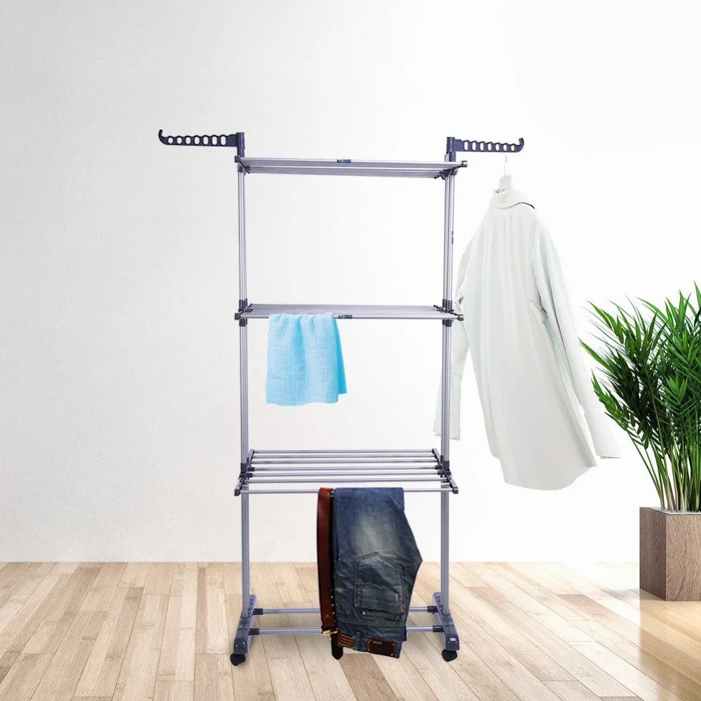 Hanging Clothes Hanger Roller Type Foldable Clothes Towels Home Accessories Hanger Shelf Standing Garment Rack Organizer
Hanging Clothes Hanger Roller Type Foldable Clothes Towels Home Accessories Hanger Shelf Standing Garment Rack Organizer