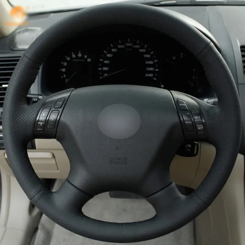 Top Leather Steering Wheel Hand-stitch on Wrap Cover For Honda Accord 7th 2004-2007
Top Leather Steering Wheel Hand-stitch on Wrap Cover For Honda Accord 7th 2004-2007