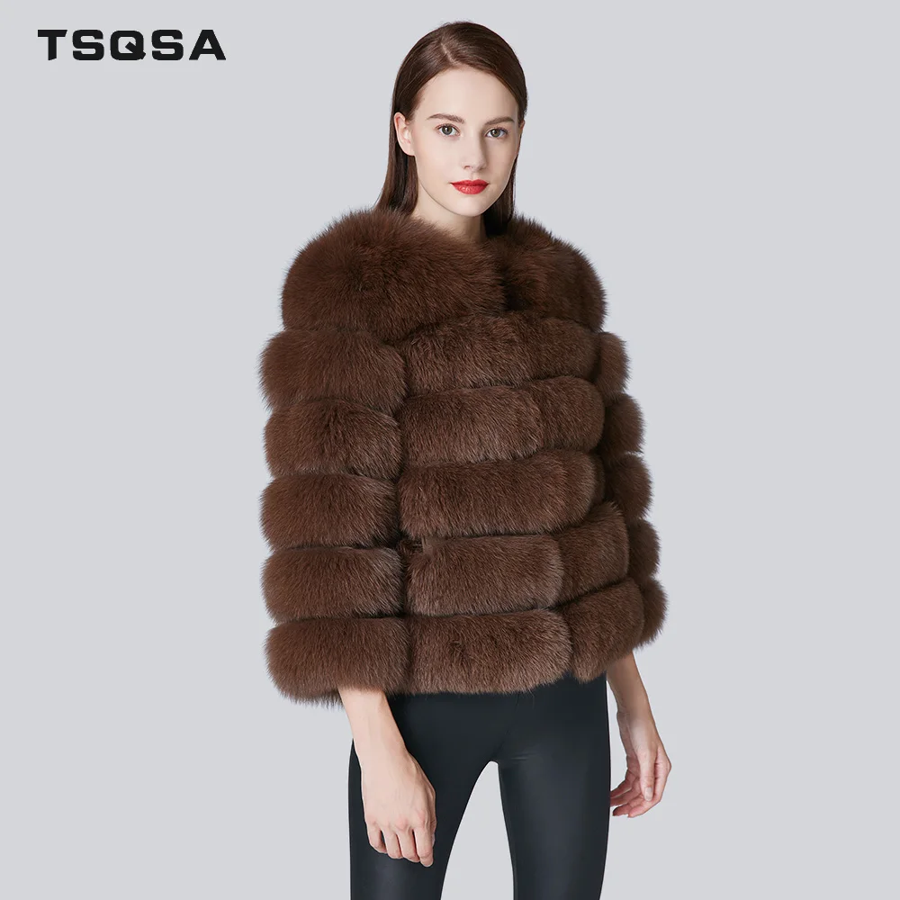 TSQSA Women Winter Thick Real Fox Fur Coat Natural Blue Fox Fur Outerwear Clothes Fashion Lady Coats Warm Female Clothing TACW24
TSQSA Women Winter Thick Real Fox Fur Coat Natural Blue Fox Fur Outerwear Clothes Fashion Lady Coats Warm Female Clothing TACW24
