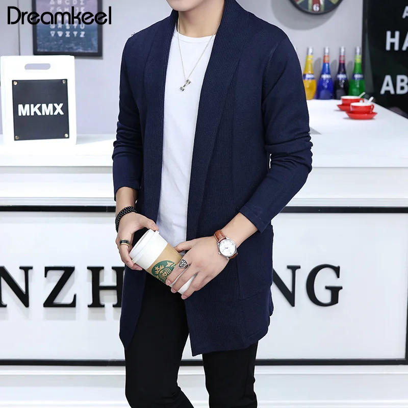 2019 Men's Autumn Long Knit Cardigan Sweater Slim Windbreaker Business Quality Cotton Casual Jacket Men Sweater Winter Y1
2019 Men's Autumn Long Knit Cardigan Sweater Slim Windbreaker Business Quality Cotton Casual Jacket Men Sweater Winter Y1