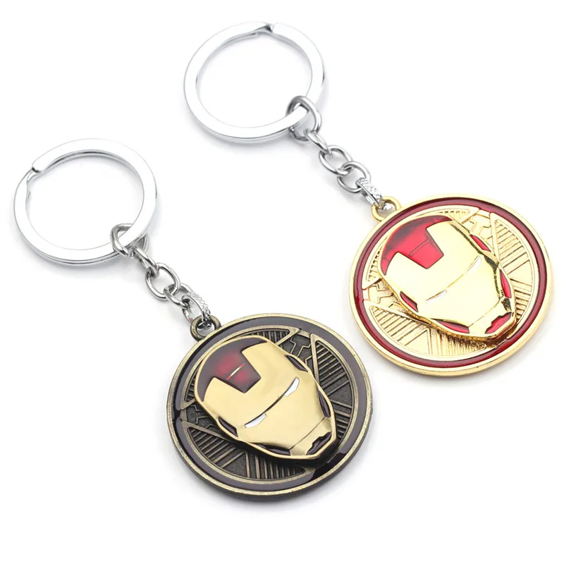 Hot Movie The Avengers 4 Iron Man Key Chain Rotatable Super Hero Mask Metal Keychains For Fans Fashion Jewelry Accessories
Hot Movie The Avengers 4 Iron Man Key Chain Rotatable Super Hero Mask Metal Keychains For Fans Fashion Jewelry Accessories
