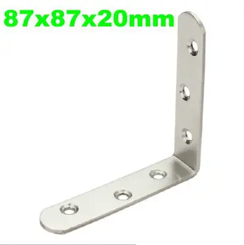 Stainless Steel Bracket, Corner Bracket,Furniture Fittings, Angle Bracket, Shelf Bracket 87mmx87mmx20mm
Stainless Steel Bracket, Corner Bracket,Furniture Fittings, Angle Bracket, Shelf Bracket 87mmx87mmx20mm