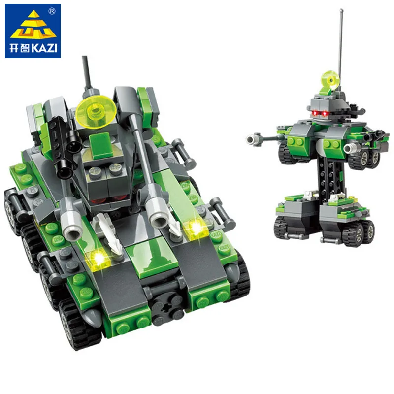 133Pcs Military Robot Bazooka Tank ARMY Transformation Building Blocks Compatible LegoINGLs Bricks Educational Toys for Children
133Pcs Military Robot Bazooka Tank ARMY Transformation Building Blocks Compatible LegoINGLs Bricks Educational Toys for Children