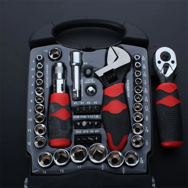 45 In 1 Hand Screwdrivers Wrenches Sockets Ratchet Tools Kit Torque And Ratchet Wrench Set Repair Tools For Vehicle Bicycle Bike
45 In 1 Hand Screwdrivers Wrenches Sockets Ratchet Tools Kit Torque And Ratchet Wrench Set Repair Tools For Vehicle Bicycle Bike