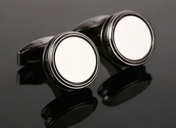 10pairs/lot Gunblack Round Cufflinks Copper Cuff links Simple Fashion Bright Plain Shirt Cuff Button Men's Jewelry
10pairs/lot Gunblack Round Cufflinks Copper Cuff links Simple Fashion Bright Plain Shirt Cuff Button Men's Jewelry