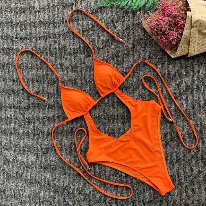 Sexy Solid Hollow Out One Piece Swimsuit 2019 Women Push Up Swimwear Female Bather High Cut Bathing Suit Swim Wear Monokini
Sexy Solid Hollow Out One Piece Swimsuit 2019 Women Push Up Swimwear Female Bather High Cut Bathing Suit Swim Wear Monokini