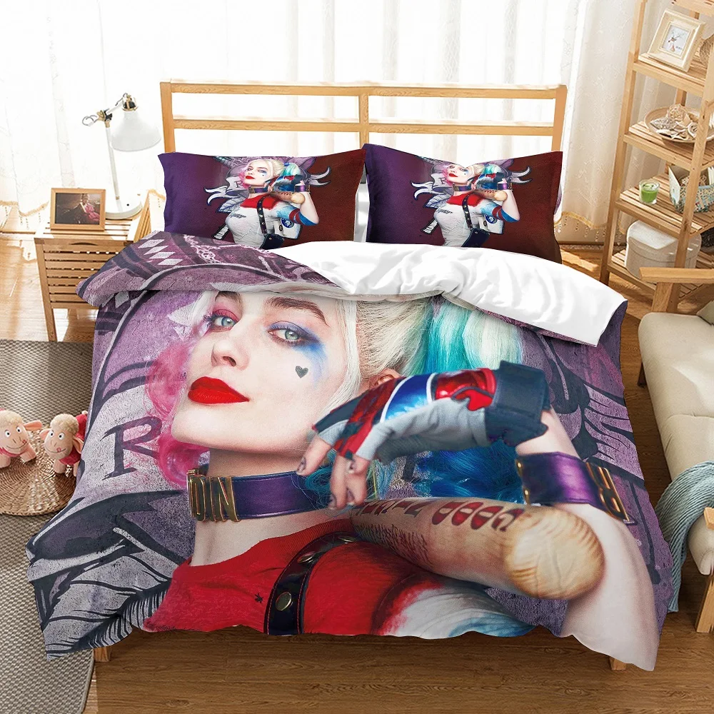 Suicide Squad Bedding Set 3D Print Comic Harly Quinn Duvet Cover Set Cartoon Character Bed Linen Set 3PCS AU/US/EU Size Bed Set
Suicide Squad Bedding Set 3D Print Comic Harly Quinn Duvet Cover Set Cartoon Character Bed Linen Set 3PCS AU/US/EU Size Bed Set