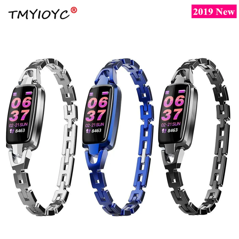 2019 New Women Smart Bracelet DR66 Lady Fitness Track Smart Band Heart rate Monitor Blood Pressure Watch Girls Gift pk H8 H1 H2
2019 New Women Smart Bracelet DR66 Lady Fitness Track Smart Band Heart rate Monitor Blood Pressure Watch Girls Gift pk H8 H1 H2