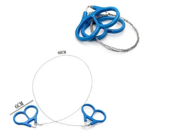 Outdoor survival wire saw, portable stainless steel universal saw, camping trip life-saving supplies, wire saw tool
Outdoor survival wire saw, portable stainless steel universal saw, camping trip life-saving supplies, wire saw tool