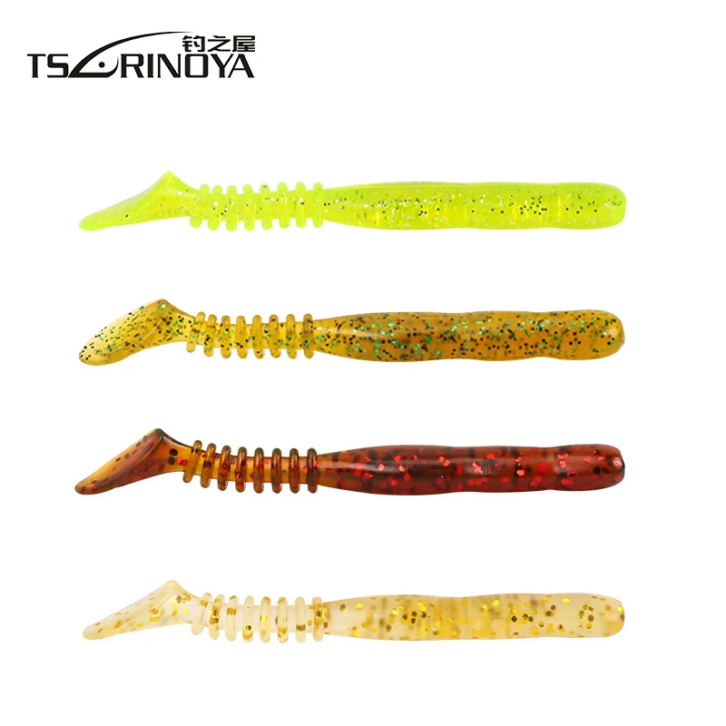 (10pcs/pack) Tsurinoya 70mm/2.35g R32 T-tail Soft Worm Fishing Lure Jig Head Bait Wormbait Soft Tail Bait Pesca Wholesale
(10pcs/pack) Tsurinoya 70mm/2.35g R32 T-tail Soft Worm Fishing Lure Jig Head Bait Wormbait Soft Tail Bait Pesca Wholesale
