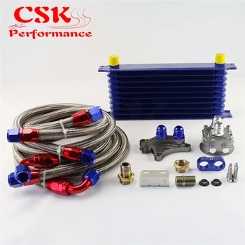 10 Row Oil Cooler Kit Fits For Nissan Silvia S13 S14 S15 180SX 200SX 240SX SR20DET Blue
10 Row Oil Cooler Kit Fits For Nissan Silvia S13 S14 S15 180SX 200SX 240SX SR20DET Blue