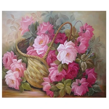 Rose Basket Drill full rhinestone diamond Diamond embroidery Decor Needlework Decoration Diamont painting complet Wall sticker
Rose Basket Drill full rhinestone diamond Diamond embroidery Decor Needlework Decoration Diamont painting complet Wall sticker